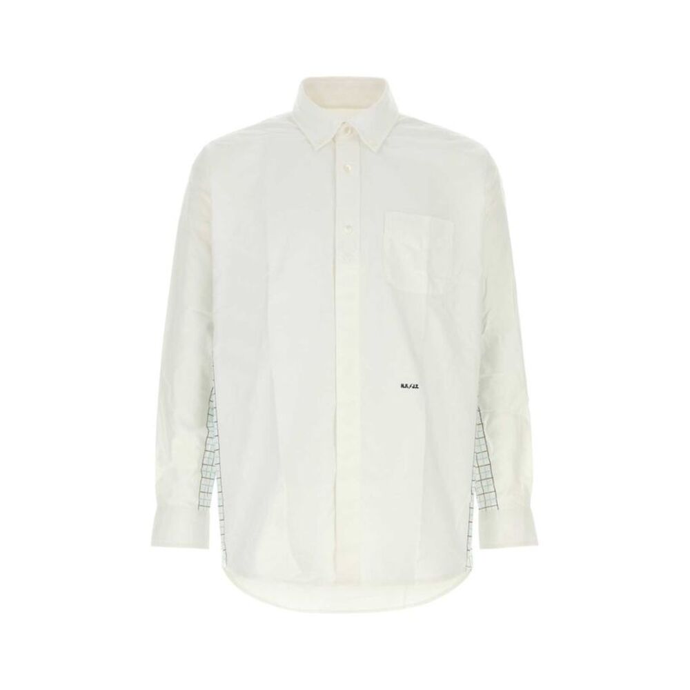 A.P.C. Men White Oxford A.P.C. X Frgmt Shirt